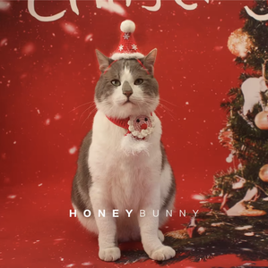 Accesorios de Ropa para Mascotas de Navidad, Hechos a Mano, Ecológicos, de Fibra Acrílica Tejida, con Diseño de Papá Noel y Reno, Patrón Sólido para Perros - Product Image 3