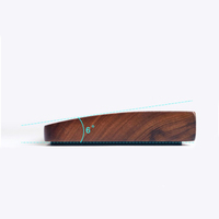 Bois de noyer noir Long clavier personnalisé ergonomique repose-poignet clavier repose-poignets repose-poignets en bois