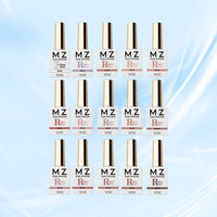 Usine en gros 12 couleurs 15ml HEMA couverture gratuite Gel de base en caoutchouc nu rose pour Salon Art