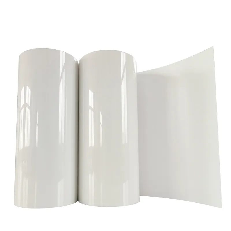 Class E electrical transparent flexible pet mylar film customized size milky white motor insulation film 6021 polyester film