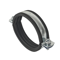Fer galvanisation anneau fendu cintre de tuyau réglable collier de serrage de tuyau support mur montage au plafond raccord de serrage de tuyau