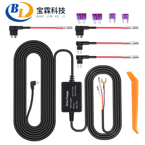 Supply Power Socket <b>Step</b>-down Cable 12V/24V to 5V 3-Core Time-Lapse Dash Cam <b>Step</b>-down Power Cable L195 - Product Image 6