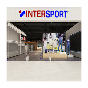 Moderna vendita al dettaglio in metallo cremagliera di abbigliamento per scaffali per negozi di espositore per negozio di abbigliamento presa di fabbrica - Product Image 2