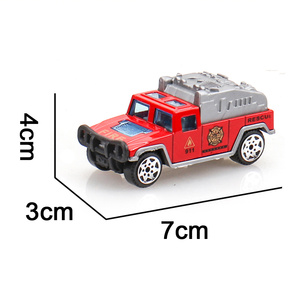 Jacko Toys Mini Camion dei Pompieri in Lega con Azione a Scorrimento, Veicolo Giocattolo in Scatola di PVC, Regalo per Bambini, Gadget per Feste, Modellino da Collezione - Product Image 4
