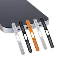Cache-poussière intégré pour téléphones mobiles, cache-poussière métallique pour grille de haut-parleur, compatible avec iPhone 17