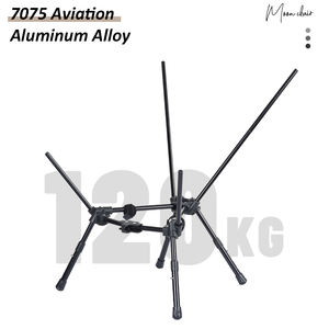 Chaise de camping et de plage pliable en alliage d'aluminium ultralégère, personnalisable, vente en gros d'usine, pour la pêche en extérieur - Product Image 5