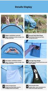 Tente de <span class=keywords><strong>Douche</strong></span> <span class=keywords><strong>Solaire</strong></span> Portable d'Été, Kit de Camping Instantané Pop-Up, Abri d'Intimité à Une Chambre, Nouvelle Conception pour Bain Extérieur - Product Image 2