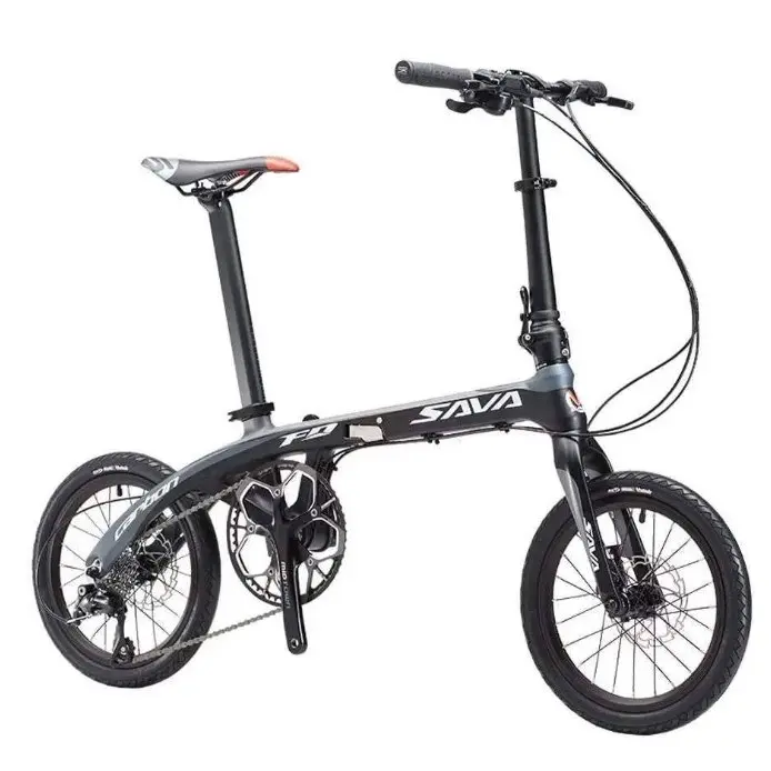 Sava Fabriek Direct Verkopen 9 Speed 16 Inch Mini City Racefiets Carbon Vouwfiets Met Shimano-Olierem