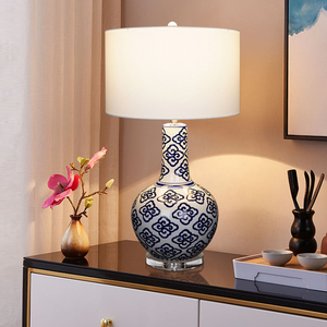 Coastal Seashell Accent Phòng Ngủ Hiện Đại Sang Trọng Phòng Khách Trang Trí Đèn Bàn Bằng Gốm - Product Image 4