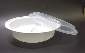 Contenedor Redondo Desechable de Plástico PP para Alimentos con Tapa Hermética para Alimentos Calientes y Fríos, Preparación de Comidas y Entrega a Domicilio - Product Image 4