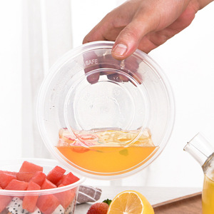 Boîte alimentaire rectangulaire jetable en plastique 750 ml, transparente et épaissie, pour plats à emporter - Product Image 3