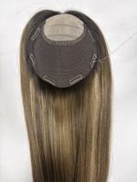 Cheveux vierges d'apparence naturelle, transparents pour base en soie, respirants, de haute qualité, avec ligne de cheveux naturelle invisible pour femmes