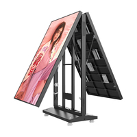 Pantalla LED Exterior Móvil Impermeable, Disponible en Una o Dos Caras, Pantalla Digital de Alto Brillo para Promoción en Tiendas y Calles