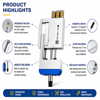 Cylindre pneumatique à glissière guidée en aluminium ultra-mince, alésage 6 mm, actionneur linéaire compact certifié CE pour l'automatisation haute vitesse