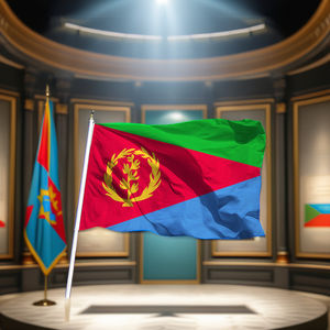 แบนเนอร์ส่งเสริมการขายบินโพลีเอสเตอร์พิมพ์ดิจิตอลธงภูมิภาคทิเกรย์ออกแบบได้ตามต้องการ - Product Image 6