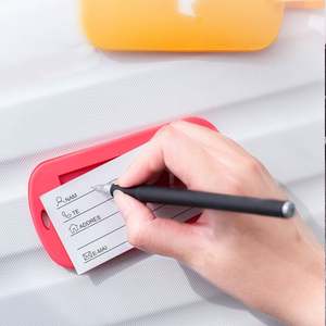 Etiqueta de Equipaje de PVC con Logotipo Personalizado, Recuerdos, Etiqueta de Bolsa de Viaje Multicolor, Regalo Promocional - Product Image 6