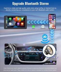 Double din voiture stéréo dashcam multimédia écran tactile voiture portable sans fil scherm android auto pantalla <span class=keywords><strong>apple</strong></span> screen carplay - Product Image 2