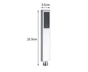 Stainless steel straight <strong>plate</strong> hand-held <strong>shower</strong> head with silicone outlet pressurized water <strong>shower</strong> head accessories - Product Image 2
