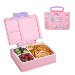Boîte à lunch pour enfants en plastique alimentaire, boîte à lunch portable grande capacité - Product Image 1