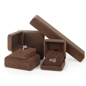 Estuche para Joyas, Caja para Anillos de Terciopelo de Calidad, Juego de Cajas Personalizadas de Lujo para Regalo de Joyería, Collares y Anillos - Product Image 4