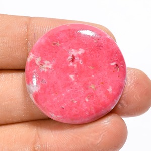 Nueva Gema Cabujón de Tulita Rosa 100% Natural, Mezcla de Formas, 50 Ct, 27X27X6 mm, IK-228, Certificada por Terceros, FAIJAN GEMS - Product Image 1