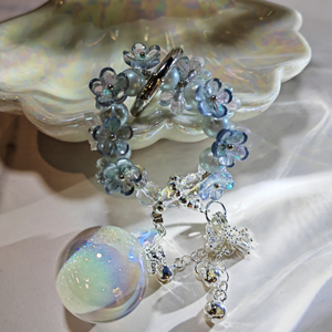 Hot Sale Fashion <b>Beaded</b> Phone Chain <b>Metal</b> Ring Detail Anti Lost Wristband Mobile Lanyard Chic Pendant - Product Image 6