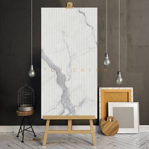 गर्म बेचने चीनी मिट्टी के बरतन फर्श टाइल्स Carrara सफेद Calacatta मैट सतह बाथरूम फर्श और दीवार टाइल - Product Image 5