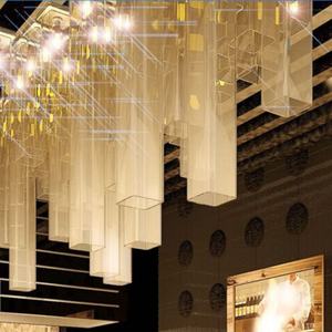 Tubo Cuadrado de Acrílico Extruido, Cilindro de PMMA Transparente para Decoración, Construcción, Iluminación LED - Product Image 6