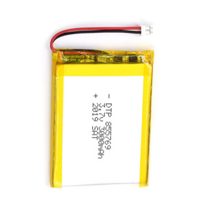 스마트 컴퓨터용 3.7V 리튬 폴리머 배터리 셀 <span class=keywords><strong>3000mAh</strong></span> 파우치 리튬 이온 855769 스마트 패드 태블릿 PC <span class=keywords><strong>Lipo</strong></span> 배터리 - Product Image 1
