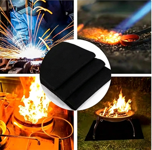 Feutre en fibre de polyacrylonitrile pré-oxydé sur mesure 1-10 mm, 100g-2200g/m², couverture souple en fibre de carbone résistante à la chaleur, rembourrage ignifuge - Product Image 1