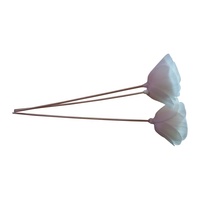 Fleurs séchées décoratives Sola fleur en bois vraie Nature faite décor de bureau Sola fleurs en bois avec tige