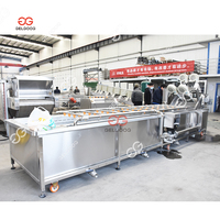 Línea de máquina deshidratadora automática de frutas y verduras secas Línea de producción de frutas secas de secado de chips de manzana