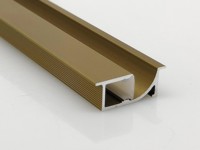 Sortie d'usine W17 * H7.3mm Aluminium LED Profile Lights Anodizing Surface avec T5 Temper Anti-Glare Design pour l'éclairage Oblique
