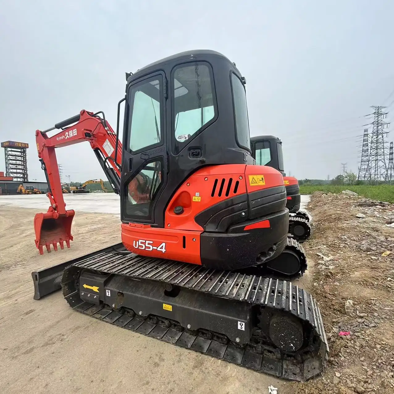 95% Nieuwe Gebruikte Kubota U55-4 Minigraafmachine In Goede Staat 5.5ton Bedrijfsgewicht Kerncomponenten Inbegrepen