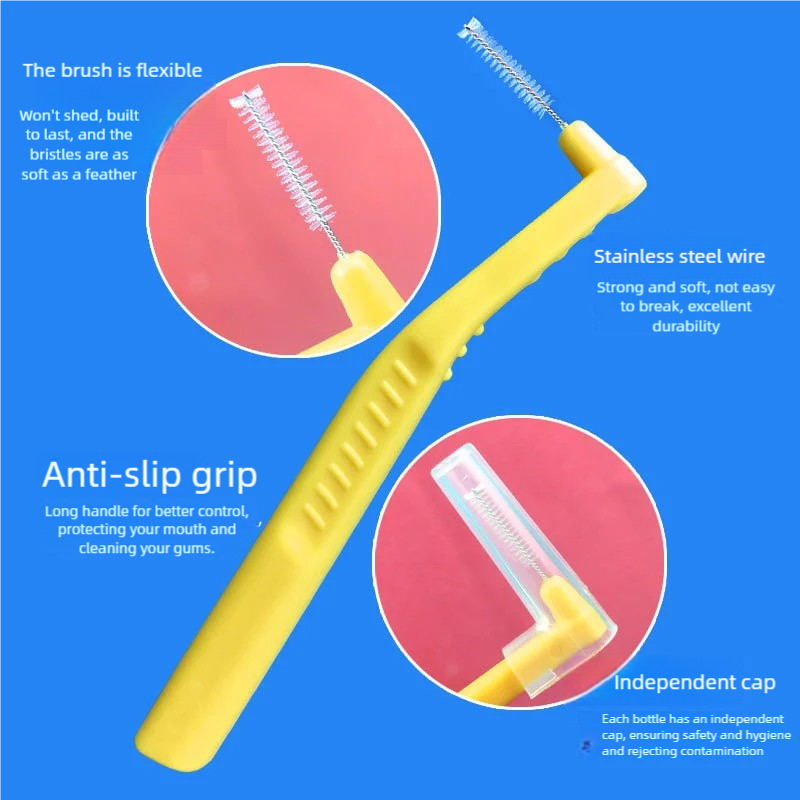 OEM L Shaped Interdental Brushes Oral