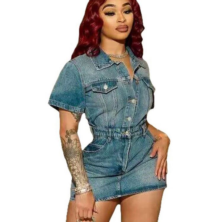 Wholesale Denim Dress 2024 Available In Plus Sizes | Alibaba.com