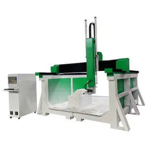 5 Axis EPS EVA CNC 1530 1630 2030 Large Size 3d Foam Cutting Carving CNC Router 4 Axis Wood CNC Router Machine with Rotary