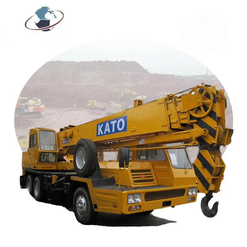 Kato ban đầu Xe Tải Cẩu nk250e để bán ở Thượng Hải, giá rẻ Kato 25ton cần cẩu di động ban đầu