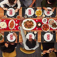 Set de tapis de Table lavable, haute qualité, napperon de Table en feutre, avec support antidérapant