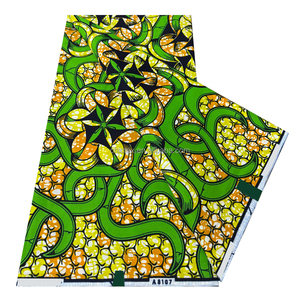 6 yards de tissu en coton 100% Super <span class=keywords><strong>Holland</strong></span> Wax en gros, imprimés Ankara, tissus africains, tissu Wax Pagne, tissu hollandais pour robe - Product Image 2