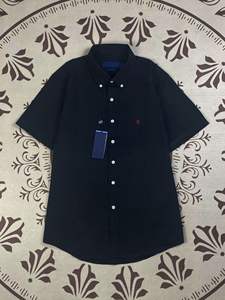 Chemise polo pour homme à manches courtes en coton classique brodée avec le logo RL, décontractée et élégante # RL-2213 - Product Image 3