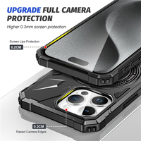 Casing ponsel Kickstand mewah untuk iPhone 15 pro max dudukan cincin putar untuk iphone 11 casing ponsel dengan sandaran