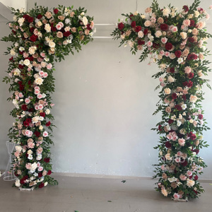 Arreglos Florales Artificiales <span class=keywords><strong>de</strong></span> Seda Blanca al por Mayor para Arcos <span class=keywords><strong>de</strong></span> Boda, Graduaciones, Navidad y San Valentín - Product Image 3
