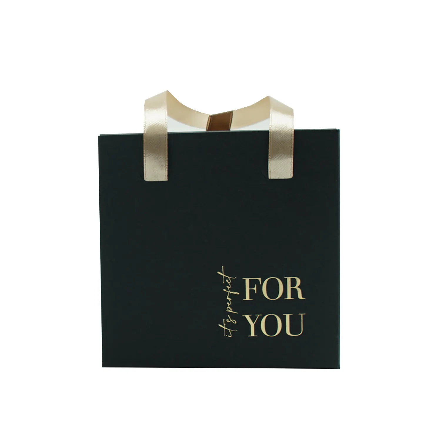Recyclable Drawer Kraft Paper Bag With Your Own Logo, Custom Shopping Drawer Paper Bag With Handle