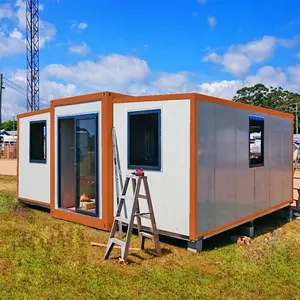 Luxury Tiny Folding Expandable Container House Granny Flat Portable Tiny Home 20ft For Sale