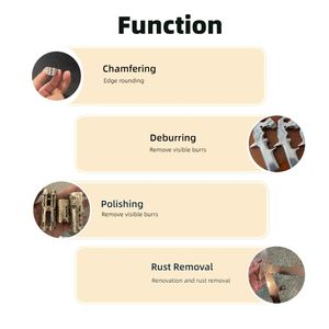 250L Koper IJzer RVS Slijp- en Fijnslijpmachine voor Ronde Vibrerende Oppervlakteafwerking - Product Image 5