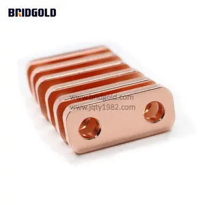 Manufacturer Customized Copper Rigid Connector Copper Bus Bar