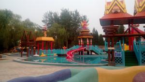 테마 워터 파크 장비 해적선 및 정글 모험 놀이 구조 상업용 놀이를위한 내구성 PE 유리 섬유 금속 - Product Image 5