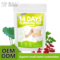 Thé Détox Minceur à Action Rapide au Moringa en Sachets – 14 Jours, Herbes Naturelles pour Adultes, Emballage en Vrac, Nettoyage Corporel et Soutien Digestif