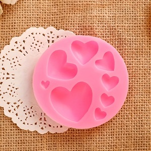 Heart Shaped Chocolate Candy <b>Mold</b> Pink Silicone For Valentine's Day DIY Fondant Cake Decorating Resin Epoxy <b>Molds</b> - Product Image 3